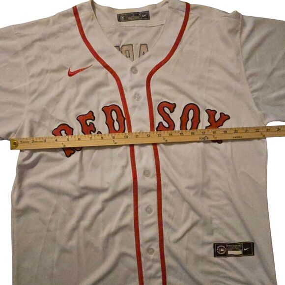 Boston Red Sox J.D. Martinez #28 Nike Mens Jersey Sz Large Flaco Dingers MLB - Picture 5 of 6